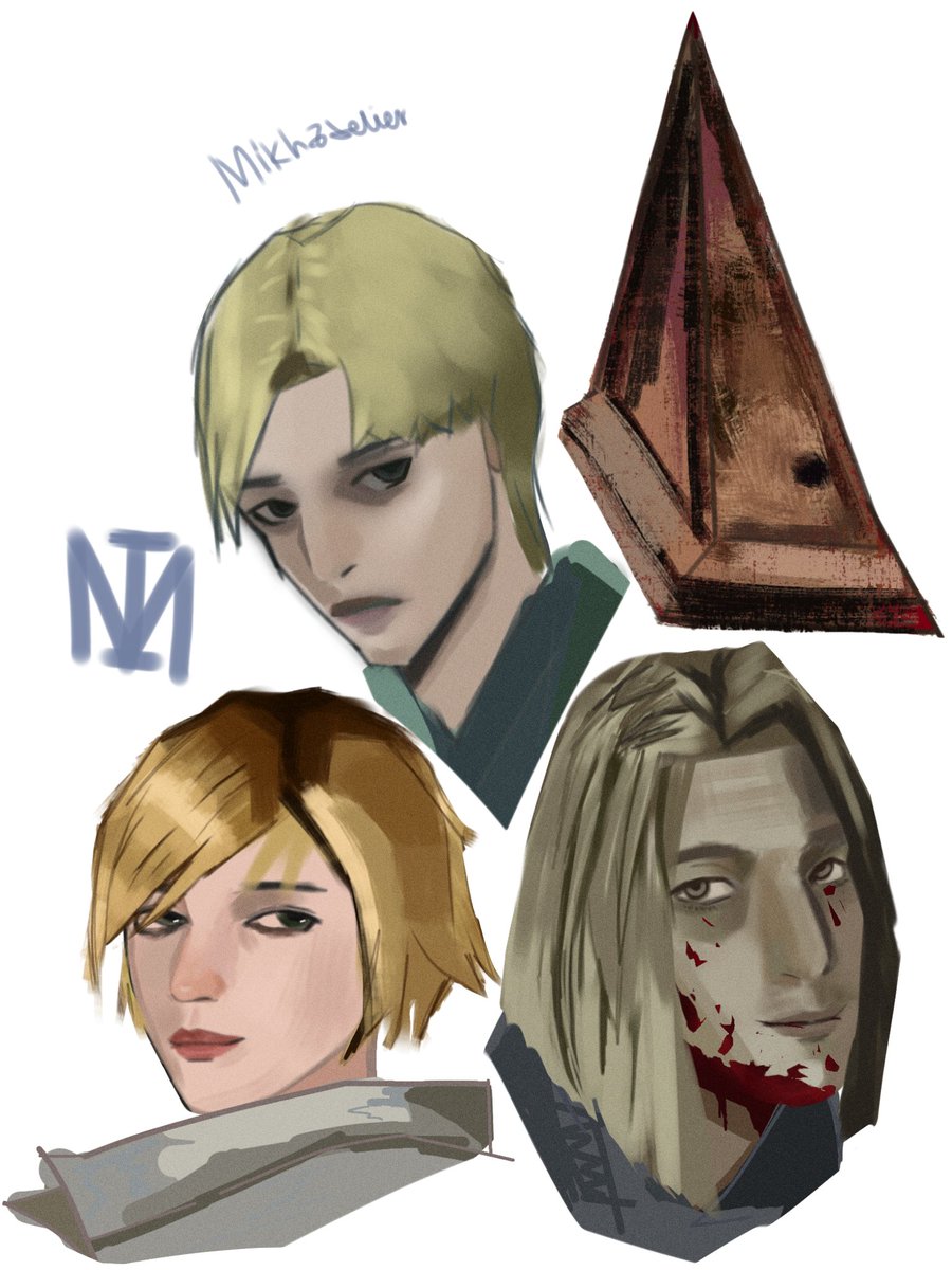 mikhatelier's tweet photo. Silent Hill #fanart https://t.co/B2bSLNull8