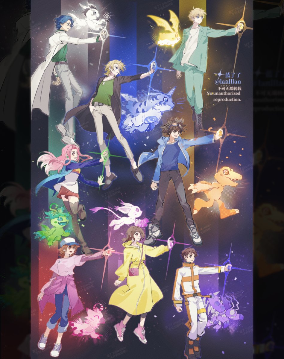 lanlllan's tweet photo. #digimon 
Beyond ✨🩷❤️🧡💛💚💙💜🤍✨ https://t.co/cy239OA16e