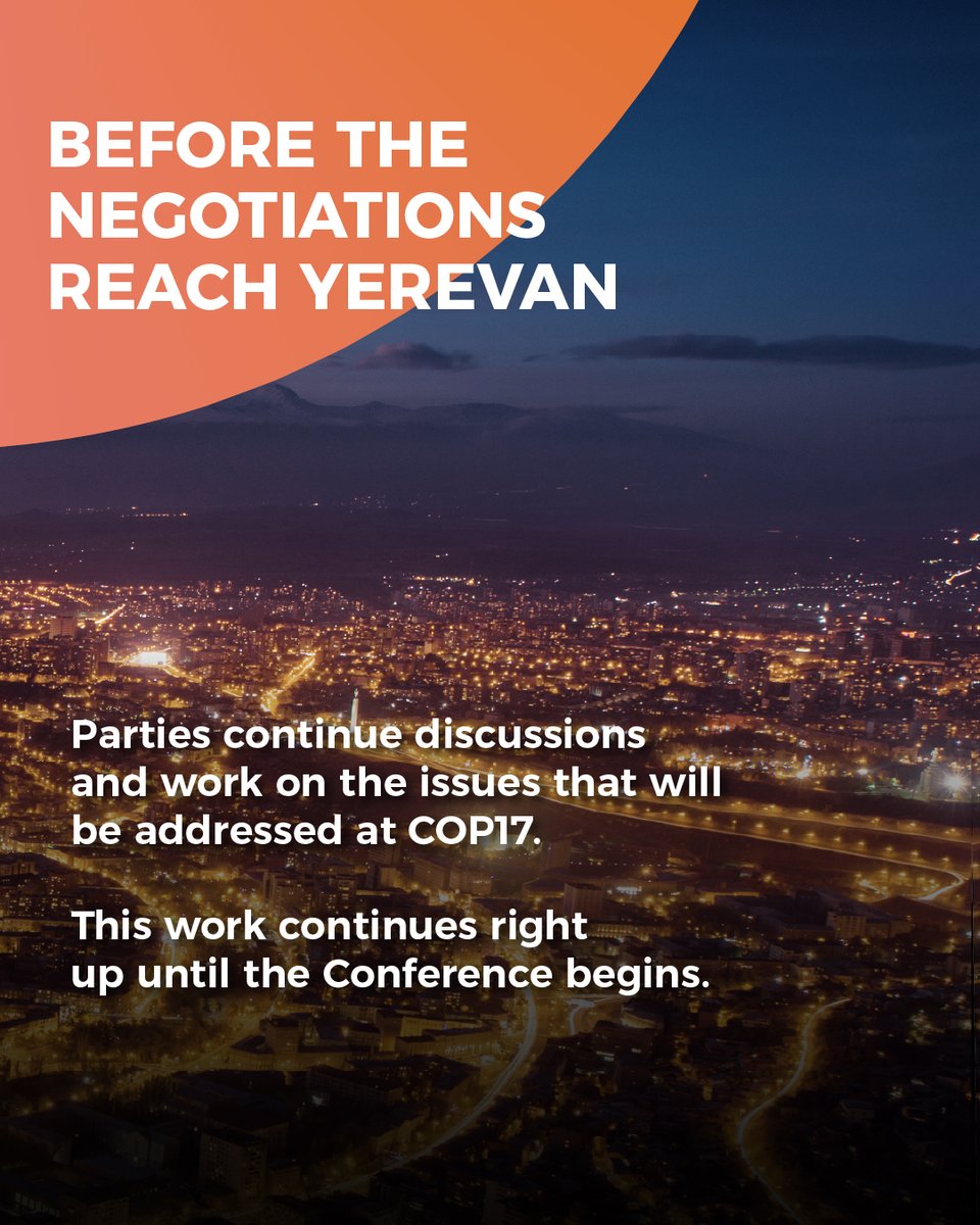 COP17_Arm2026's tweet photo. 🌍 The road to COP17 begins long before the Conference itself.
Before Parties gather in Yerevan, months of technical work, consultations, preparatory discussions and high-level engagement are already taking place.
This process lays the groundwork for the work that will continue in Yerevan during COP17.
And after the Conference, the decisions taken in Yerevan will need to translate into action.
🌿 COP17 is a key milestone in a much longer global process for biodiversity.

#COP17Armenia #BiodiversityAction #ForAction