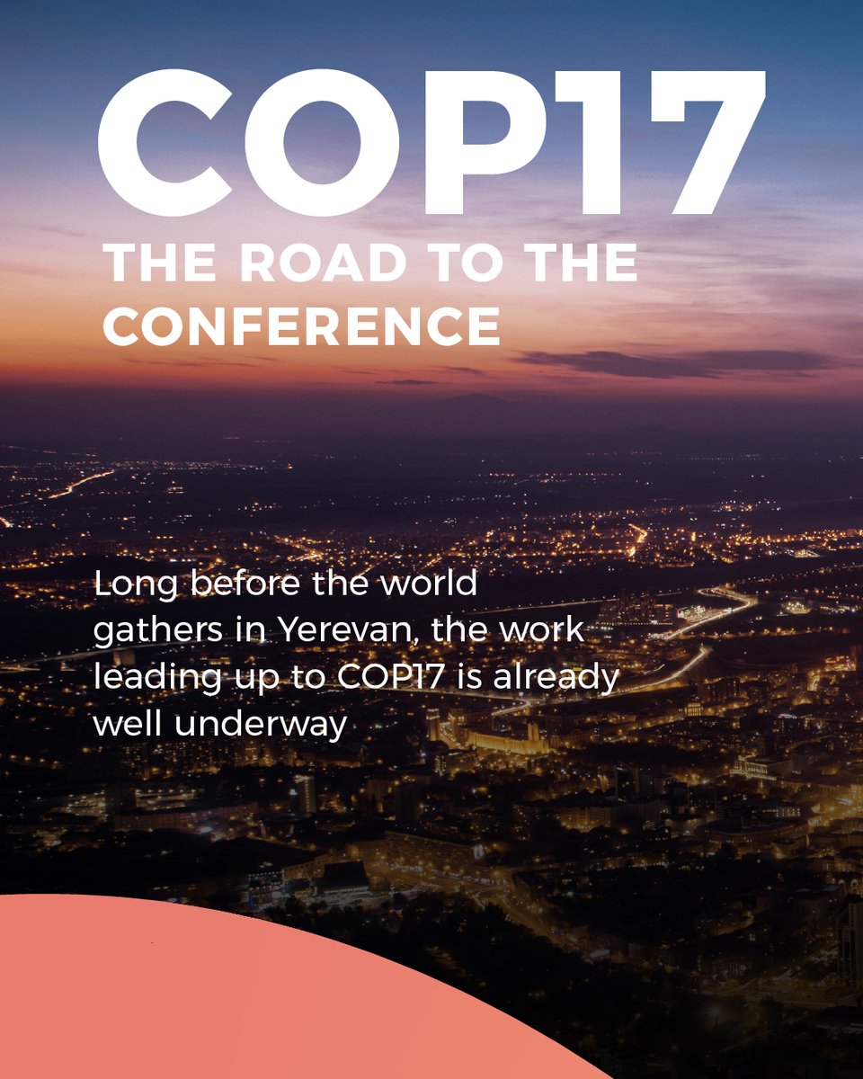 COP17_Arm2026's tweet photo. 🌍 The road to COP17 begins long before the Conference itself.
Before Parties gather in Yerevan, months of technical work, consultations, preparatory discussions and high-level engagement are already taking place.
This process lays the groundwork for the work that will continue in Yerevan during COP17.
And after the Conference, the decisions taken in Yerevan will need to translate into action.
🌿 COP17 is a key milestone in a much longer global process for biodiversity.

#COP17Armenia #BiodiversityAction #ForAction
