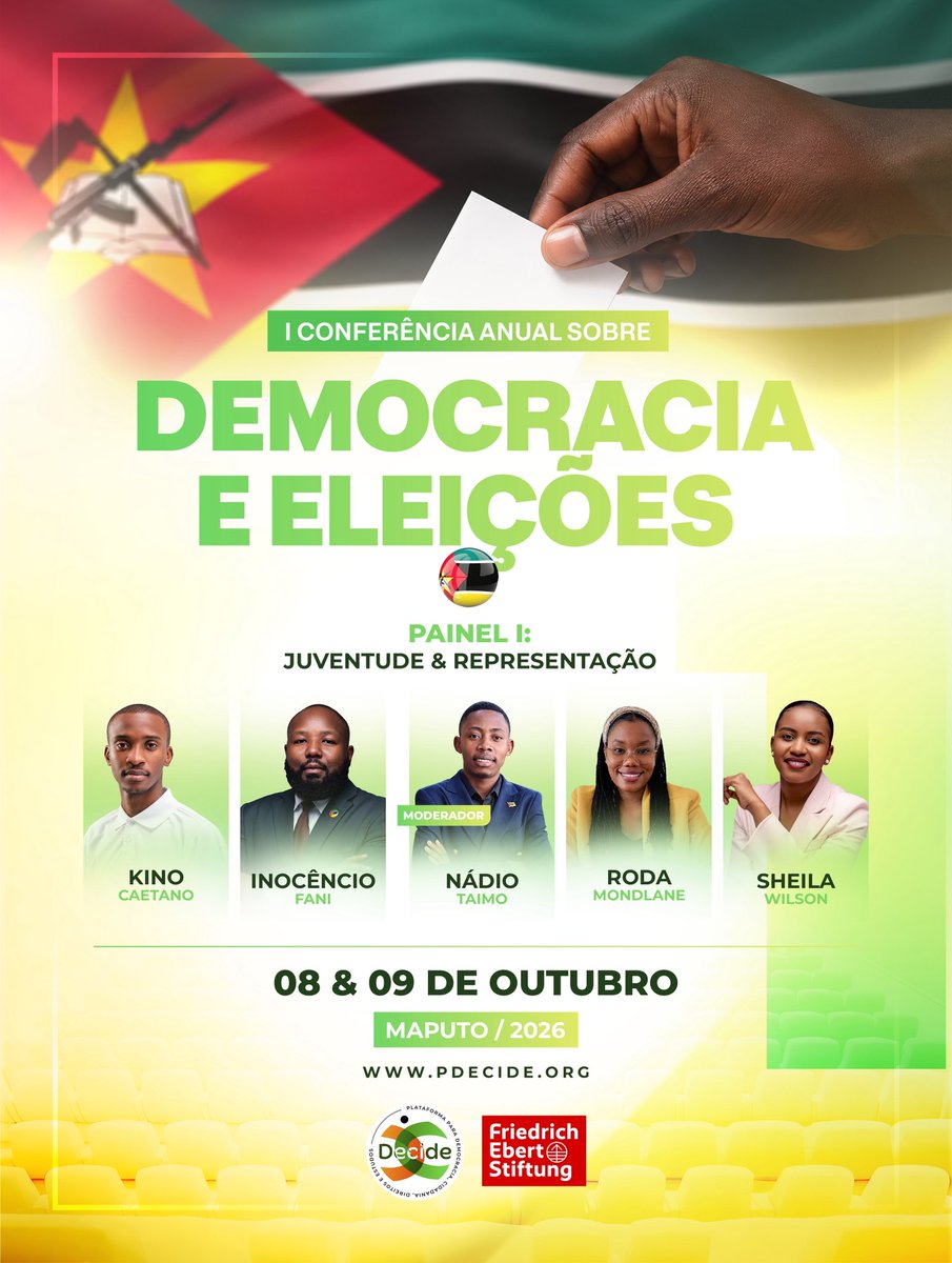 PDecide23's tweet photo. Know more about the panel that will discuss youth in the context of democracy at our “Annual Conference on Democracy and Elections.”

Please note that YouTube and Facebook will provide live coverage for those who were unable to register.

#DECIDEoteuFuturo #FES https://t.co/GaqPb60elk