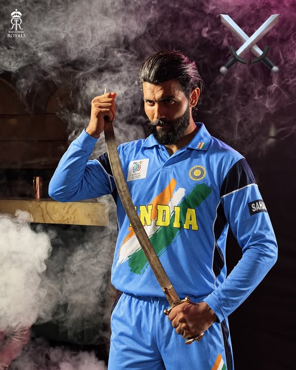 rajasthanroyals's tweet photo. Would you bring back the 2003 World Cup jersey in 2027? 😍🇮🇳 https://t.co/QKCjAbRrkX