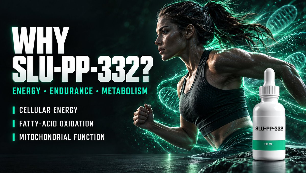enhanced_info1's tweet photo. Why is SLU-PP-332 attracting attention?

⚡ Cellular energy  
🏃 Endurance  
🔥 Fatty-acid oxidation  
🧬 Mitochondrial function  

Animal research has explored how ERR activation may reproduce parts of the aerobic exercise program and support metabolic performance. https://t.co/YF1fmkA1sM