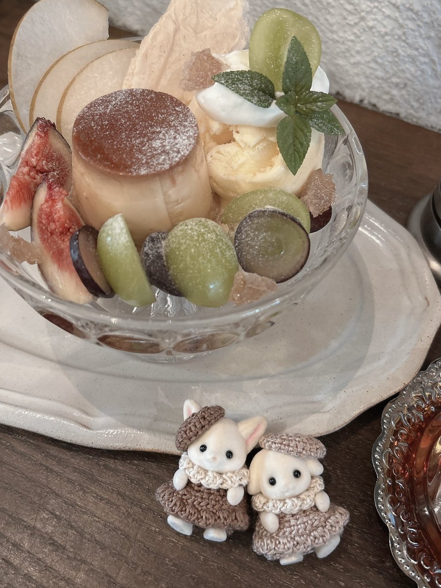 kokumaro0's tweet photo. 大好きなカフェの秋のプリンアラモード🌿
毎年食べに来てるけど相変わらず美味しかった₍ ᐢ. ̫ .ᐢ ₎🌟 https://t.co/4QYQvInp67
