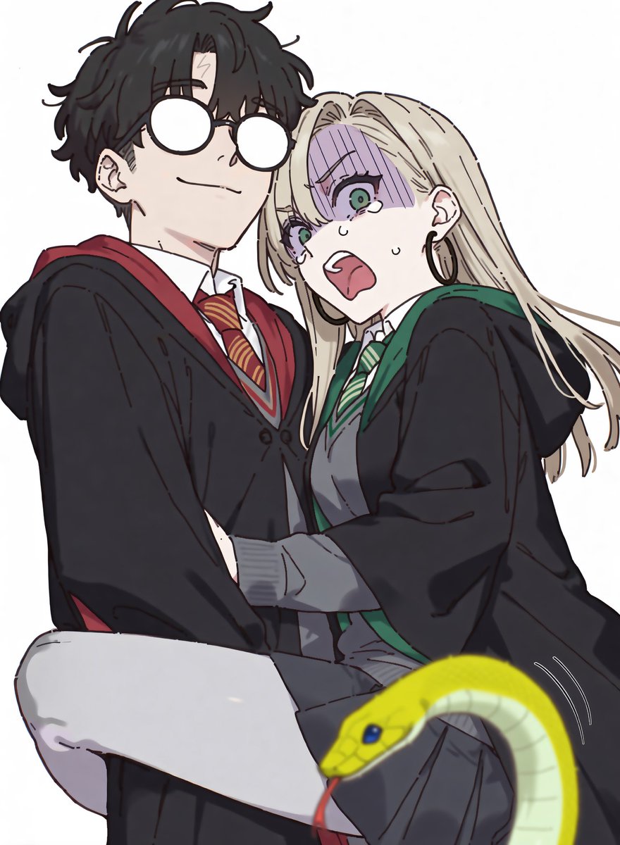 UmexXx893's tweet photo. 女マルフォイはスリザリンのくせに蛇が苦手だったら嬉しいな☺️
そして蛇を見たらいつもハリーに助けを求めるの☺️ https://t.co/f4Ur71lkPN