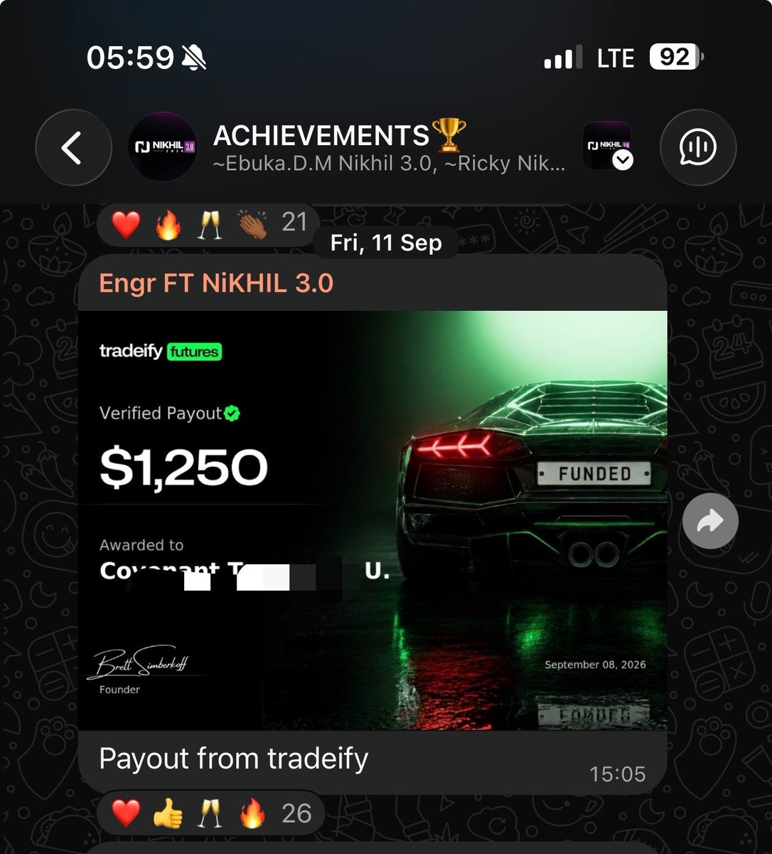 Kelvintalent_'s tweet photo. Imagine i didn't create NIKHIL 2 years ago

Anyone who has received a payout before and understands the amount of work it takes to get there knows that this is no small achievement.

GM Billionaires , Trading will pay you too🫵 https://t.co/dF6US7f9Xr
