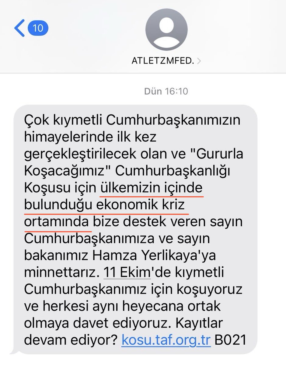 yavuzyilmazd's tweet photo. Sonunda bir kurum kabul etti, Türkiye’de ekonomik kriz olduğunu!

Atletizm Federasyonuna teşekkürler! https://t.co/carBUH9iet