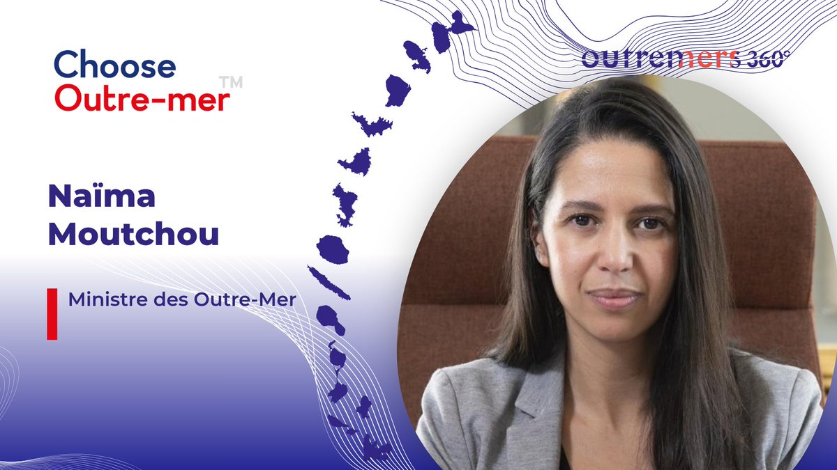 outremers360's tweet photo. 🎥 #Choose #Outremer : Naïma Moutchou, ministre des Outre-mer, sur le plateau d'Outremers360 

➡️https://t.co/pRJxDqDTgd

🗣️ @NaimaMoutchou a répondu aux questions d'Outremers360 dans l’émission spéciale dédiée à ce premier « #ChooseOutremer ». Elle revient notamment sur la grande annonce de ce rendez-vous : la création du fonds à impact Outre-mer, de 35 millions d'euros, ainsi que les conventions signé à la fois avec France Travail et Business France