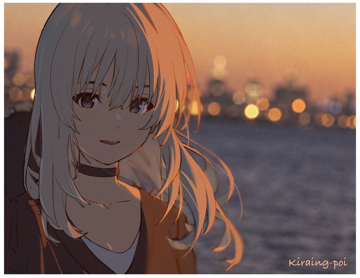 Kiraing_poi's tweet photo. Sundown  Moonrise
 #ガルクラ https://t.co/YfQUVo6woo