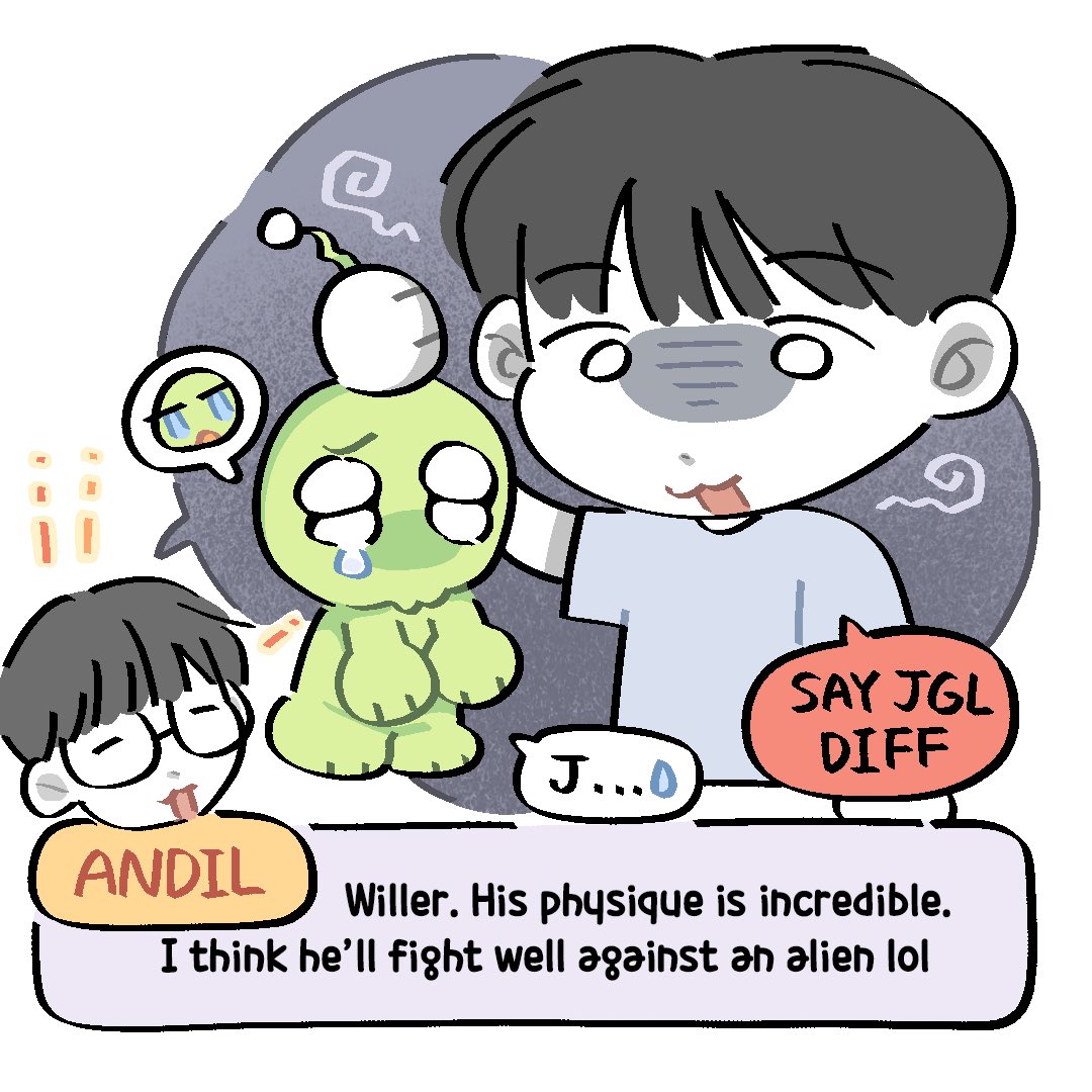 DRX_GLOBAL's tweet photo. [DRX TOON] EP 47. Which player will you nominate if there’s an alien invasion and they challenge us to a battle? 👽

#DRXToon #인스타툰 #Instatoon https://t.co/GHh5YHIXRY
