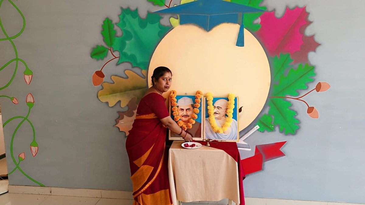 SunbeamSLN's tweet photo. Remembering Our National Heroes 

Sunbeam School, Sultanpur paid tribute to Mahatma Gandhi and Lal Bahadur Shastri on their birth anniversaries, remembering their timeless values of truth, simplicity, integrity and service to the nation. https://t.co/2UZZxHfLo7