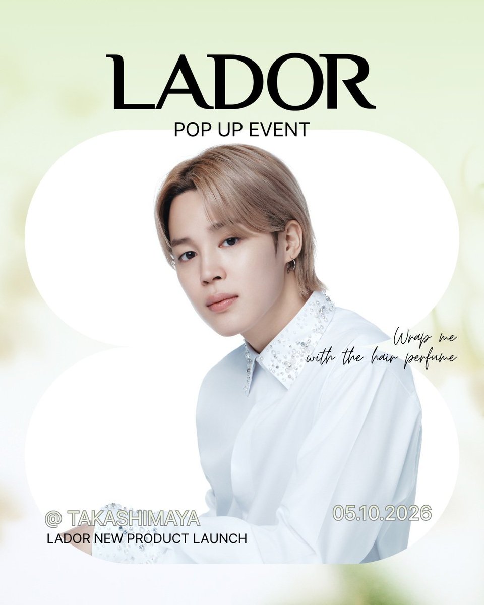 JIMIN_RECORD13's tweet photo. LADOR SG INSTAGRAM ✅️

➡️ https://t.co/2p1i77Qkoa

FACE OF LADOR JIMIN
LADOR GLOBAL AMBASSADOR JIMIN
JIMIN JIMIN 
#JIMINxLADOR
#지민헤어퍼퓸
#JIMIN #지민 https://t.co/wfu7QNtXyW