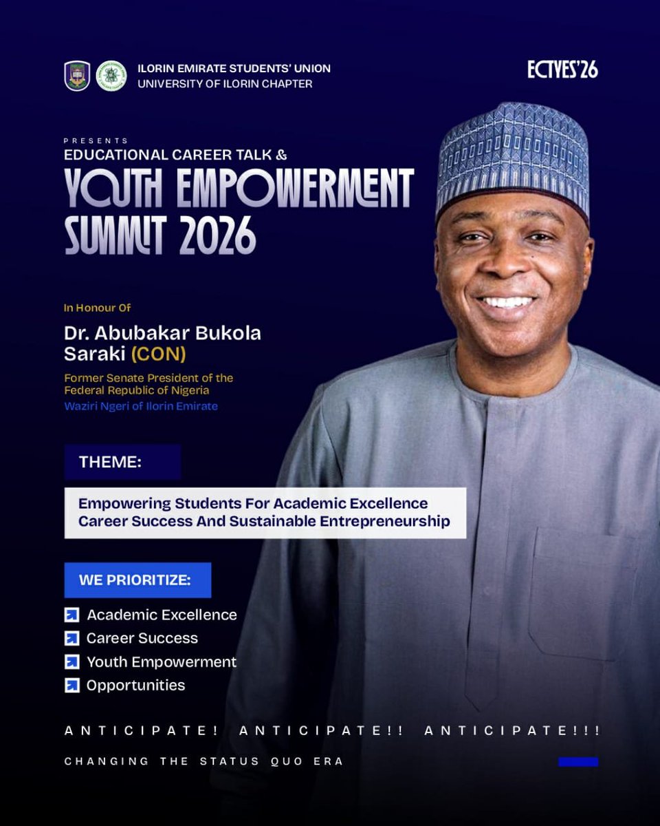 UnilorinIESU's tweet photo. ILORIN EMIRATE STUDENTS' UNION (IESU ),UNILORIN CHAPTER
 2026/2027 Academic Session.
🦄🦄🦄🦄🦄🦄🦄🦄🦄🦄🦄🦄

PRESS RELEASE

FROM CAMPUS TO CAREER; IT STARTS HERE! https://t.co/rfjV4ZP8eV