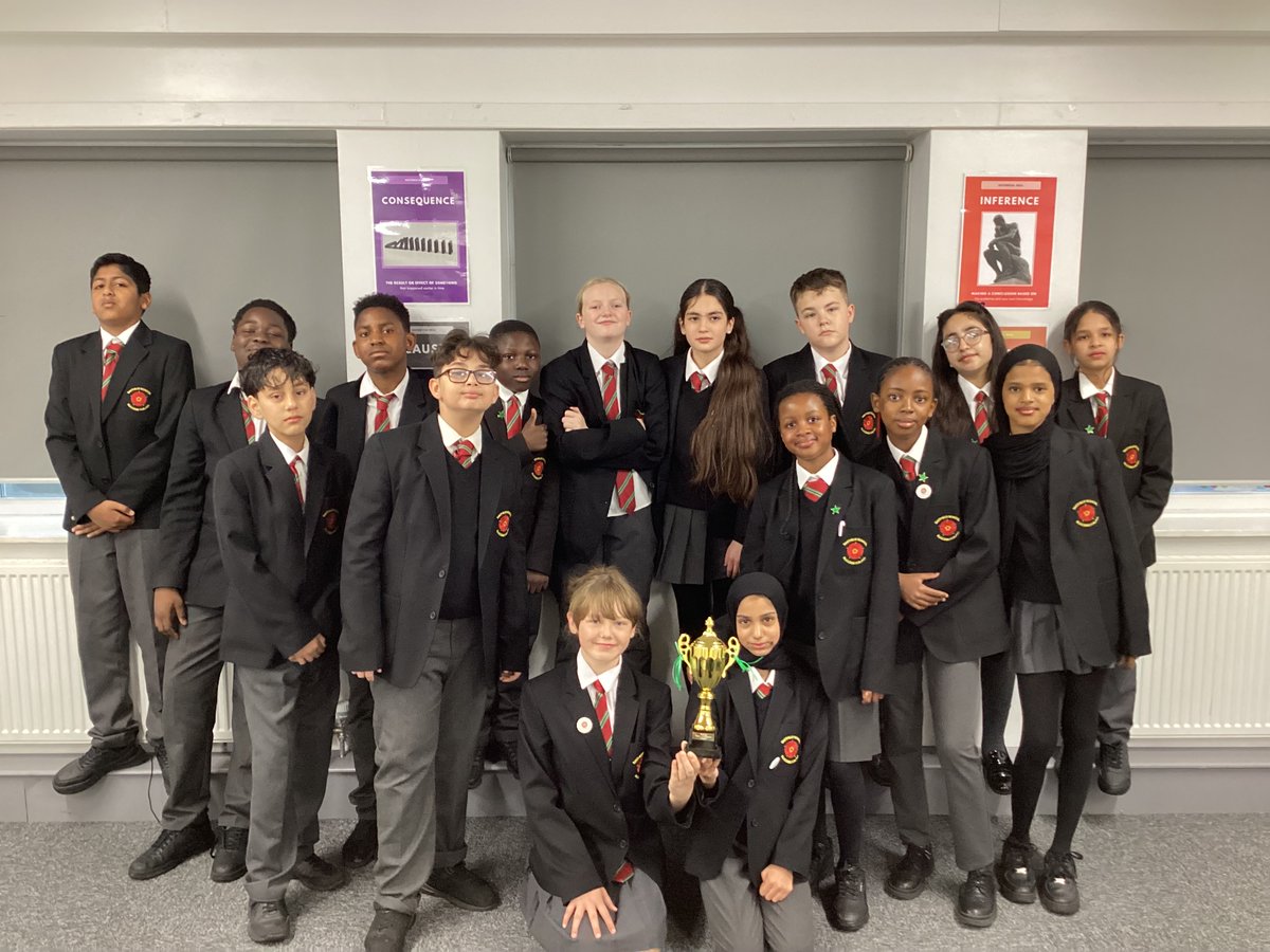 SmithillsSchool's tweet photo. π Congratulations, 7B! π
This week, 7B won the Year 7 Best Attendance Award for the previous week! π
Here are a few members of the form celebrating with their well-deserved winnersβ trophy.
A fantastic achievement β well done, 7B! ππ
#successforall #winnersaregrinners https://t.co/WjsarvjoRe