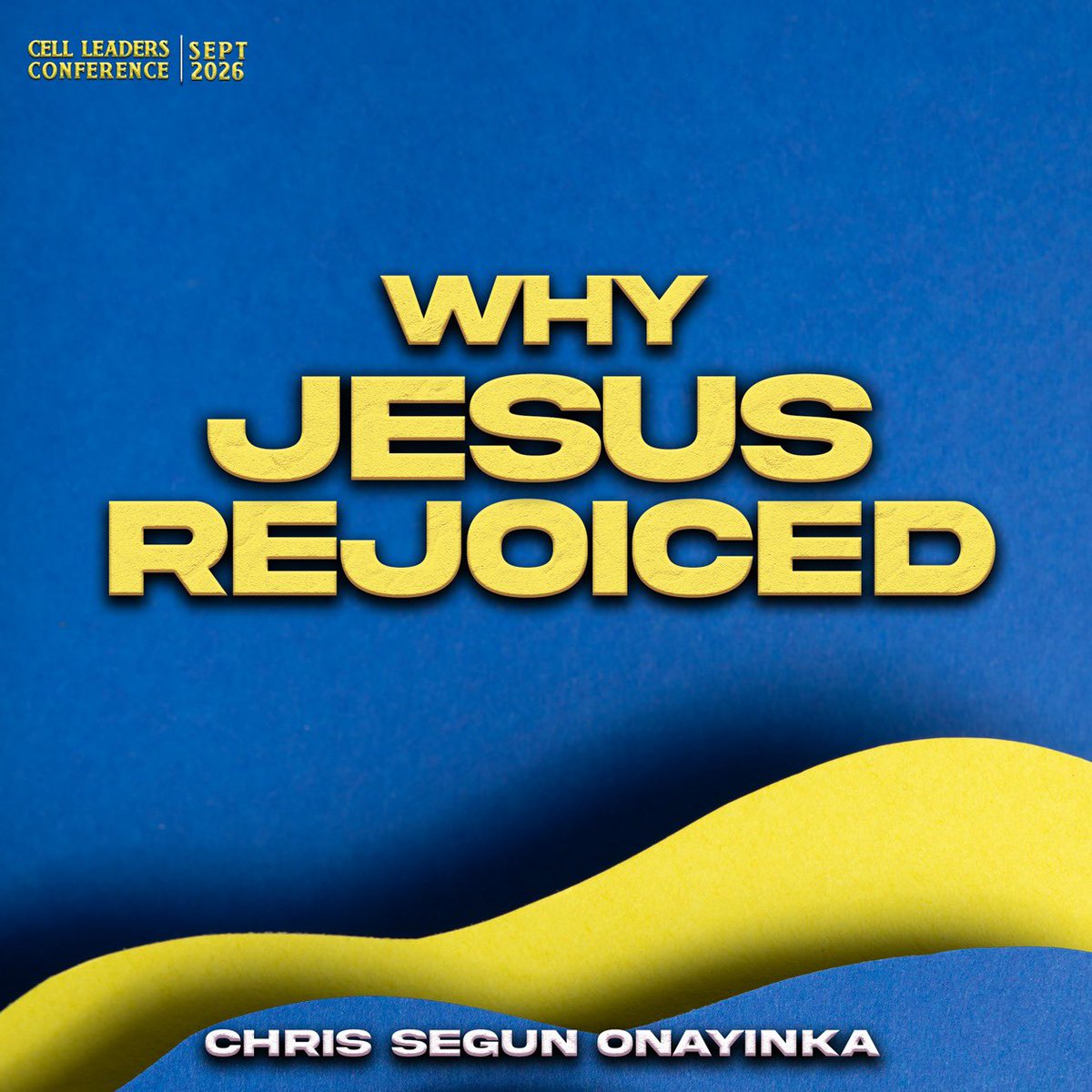 onayinka_segun's tweet photo. New on Livingwordmedia 

WHY JESUS REJOICED 

Cell Leaders Conference September 2026

A close look into Luke 10:21 and contextually 

This will inspire many leaders as it corrects our approach to the basis for ministry 

Get into it 

Available on https://t.co/D7j80gSWaE

Be blessed 

Share with a friend 

Jesus is glorified 
Amen