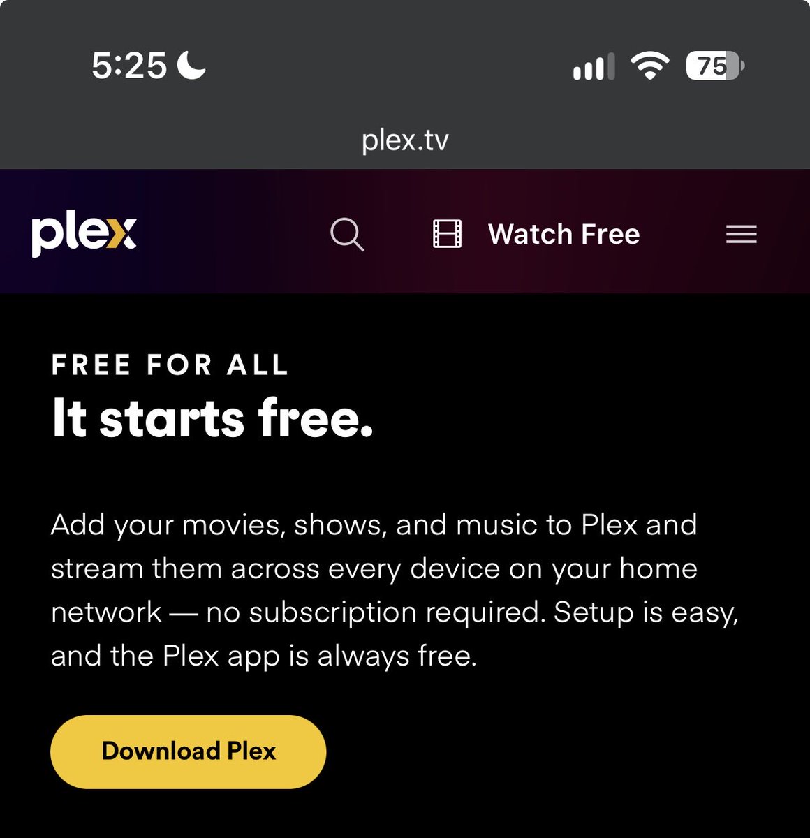 AndromedaPolly's tweet photo. @mollywidstrom I wonder if that’s a bug. I was just reading about the changes and it was only purported to affect remote. And their site still says fully local is free. Nonetheless I’ve been pondering heaving it for Jellyfin myself. Sigh. https://t.co/bZdHclws8j