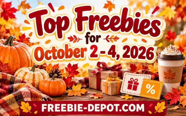FreebieDepot's tweet photo. Top Freebies for October 2 – 4, 2026 – FREE Money, Pet Samples, Halloween Fun & More! https://t.co/tzCDBsxTnu #TopFreebies #Freebies #FreeMoney #PetFreebies #FreeSamples #HalloweenFreebies #HalloweenFun #WeekendDeals #OctoberFreebies #FreebieDepot https://t.co/NRYQxC8KH9