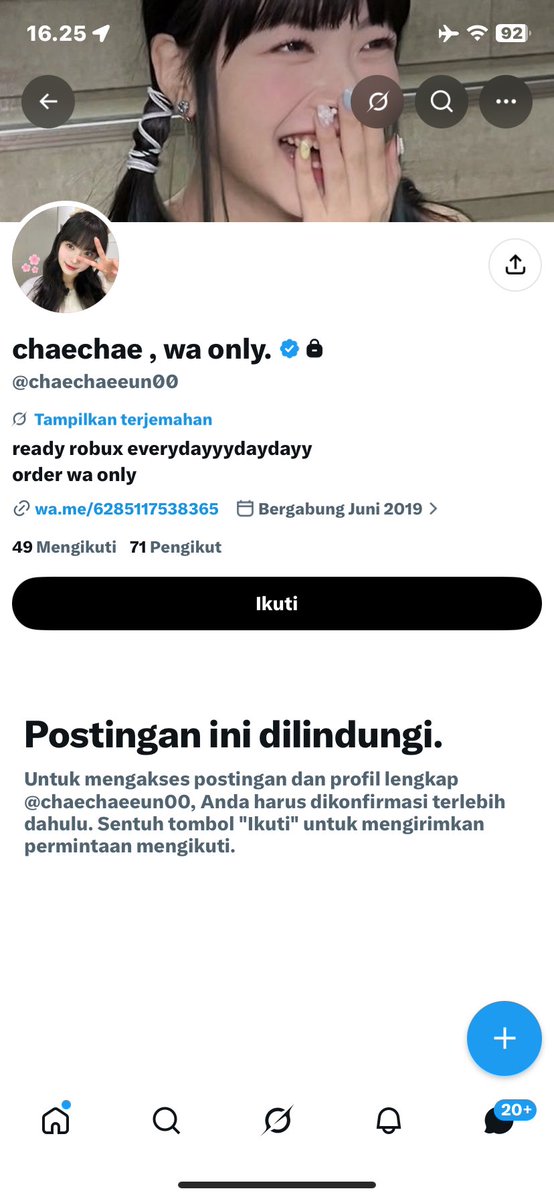 mirawrselfie's tweet photo. hari-hari kena scam 😭😭😭 @chaechaeeun00 SPAM KE WA DAN X NYA GUYS GILA BANGET NI SELLER https://t.co/TfS1KGZMCX