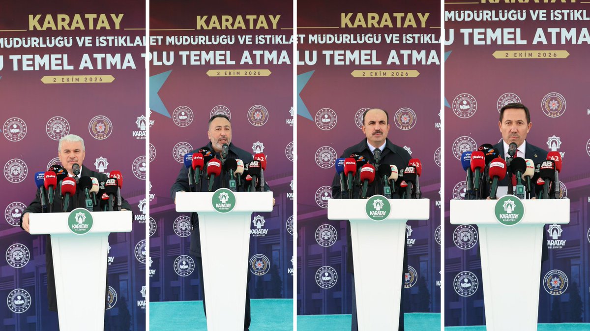 akparti_karatay's tweet photo. İçişleri Bakanlığımız, Konya Valiliğimiz, İl Emniyet Müdürlüğümüz ve Karatay Belediyemizin iş birliğiyle hayata geçirilen Karatay İlçe Emniyet Müdürlüğü ve İstiklal Polis Merkezi’nin temel atma törenine, İlçe Başkanımız Akif Demirci ve teşkilat mensuplarımızla birlikte katılım sağladık.

Hemşehrilerimizin huzur ve güvenliği için gece gündüz fedakârca görev yapan emniyet teşkilatımıza daha modern ve nitelikli çalışma imkânları sunacak bu önemli yatırımın Karatay’ımıza hayırlı olmasını diliyoruz.

Bu kıymetli yatırımın hayata geçirilmesinde emeği ve katkısı bulunan tüm kurumlarımıza ve herkese teşekkür ediyor, ilçemize değer katacak projelerin artarak devam etmesini temenni ediyoruz.

Güvenli Karatay, güçlü yarınlar! 

@mhakanozer 
@avakifdemirci 
@hkilca 
@u_ibrahim_altay 
@akkadinkaratay 
@akgenclikaratay