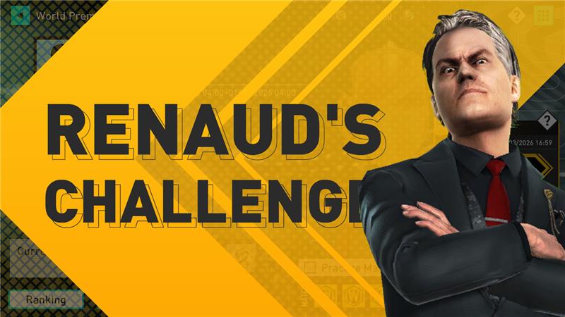 sakatsuku20xx's tweet photo. 【予告】第6回RENAUD'S CHALLENGE開催！

📅開催期間
2026/10/14 13:00 ～ 2026/10/21 3:59 (JST)

「ルノー監督」率いるチーム「RENAUD'S SELECTION」に勝利して
「SP選手/特練カードチケットBOX」や「虹のかけら」、イベント称号を手に入れよう！
今回ルノー監督が率いるのはポリシー「ポゼッション」のチーム！
「ムービング」のチームを編成して有利な状態で対戦しましょう！

詳細はこちら👇 
https://t.co/DUCifIcSxh

#サカつく2026