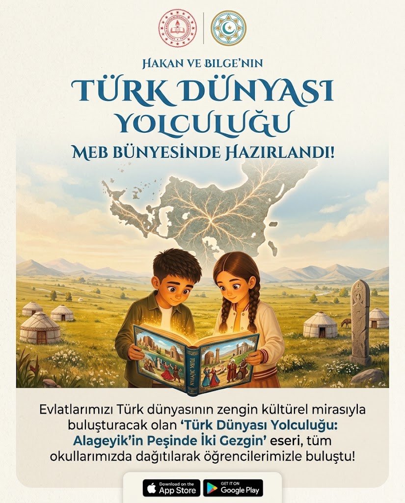 tudsesorg_'s tweet photo. “MEB bünyesinde hazırlanan ve evlatlarımızı Türk dünyasının zengin kültürel mirasıyla buluşturacak olan ‘Hakan ve Bilge’nin Türk Dünyası Yolculuğu: eseri,tüm okullarımızda dağıtılarak öğrencilerimizle buluştu! 

Detaylar için 👉 https://t.co/hWPfnd7Mf9

#Tüdses https://t.co/JGvGAgP8uW