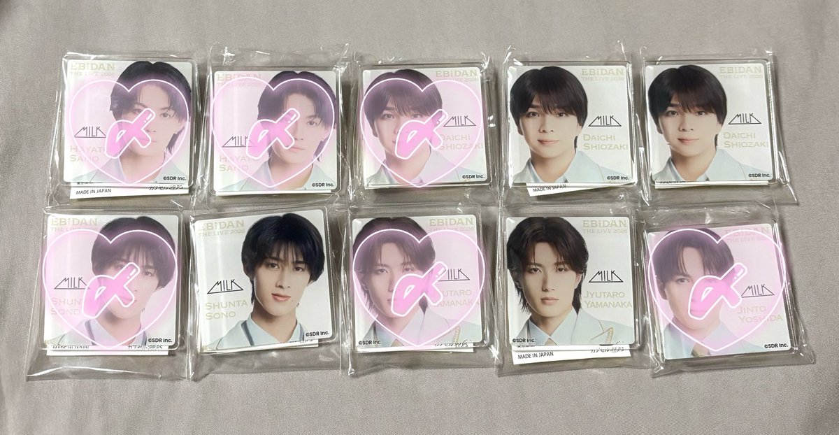 ai_chan529's tweet photo. EBiDAN THE LIVE 2026 15th Anniversary デコガチャ ランダム アクリルクリップ モバガチャ M!LK買取

求→買取(0.05＋送料)
        まとめての方お値引します

さくらしめじ、ICEx、Lienelとまとめても可
当方のポストをご確認ください https://t.co/SCAw8rgJj7