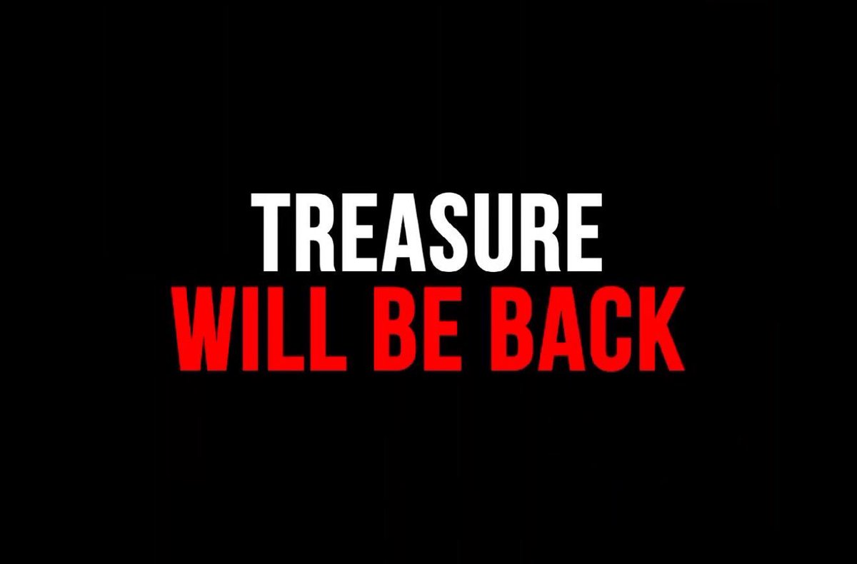 ss_pjw's tweet photo. Omggggg caption “TREASURE WILL BE BACK” !!! นอกจากแคปชัน ตอนท้ายยังย้ำอีกรอบด้วยรูป!!!  มาแน่ มาจริง !!!!! ตื่นเต้นแล้วววว คัมแบค 2 ครั้งต่อปีที่ใฝ่ฝัน!! รู้ว่าสมบัติพยายามมากๆที่จะได้โอกาสนี้มา รู้ว่าเหนื่อยกันมากๆๆ แต่โอกาสมาแล้วต้องคว้าไว้ 🔥🔥พร้อมซัพพอร์ตและรอเสมอๆๆ https://t.co/DHgJtCUQMs