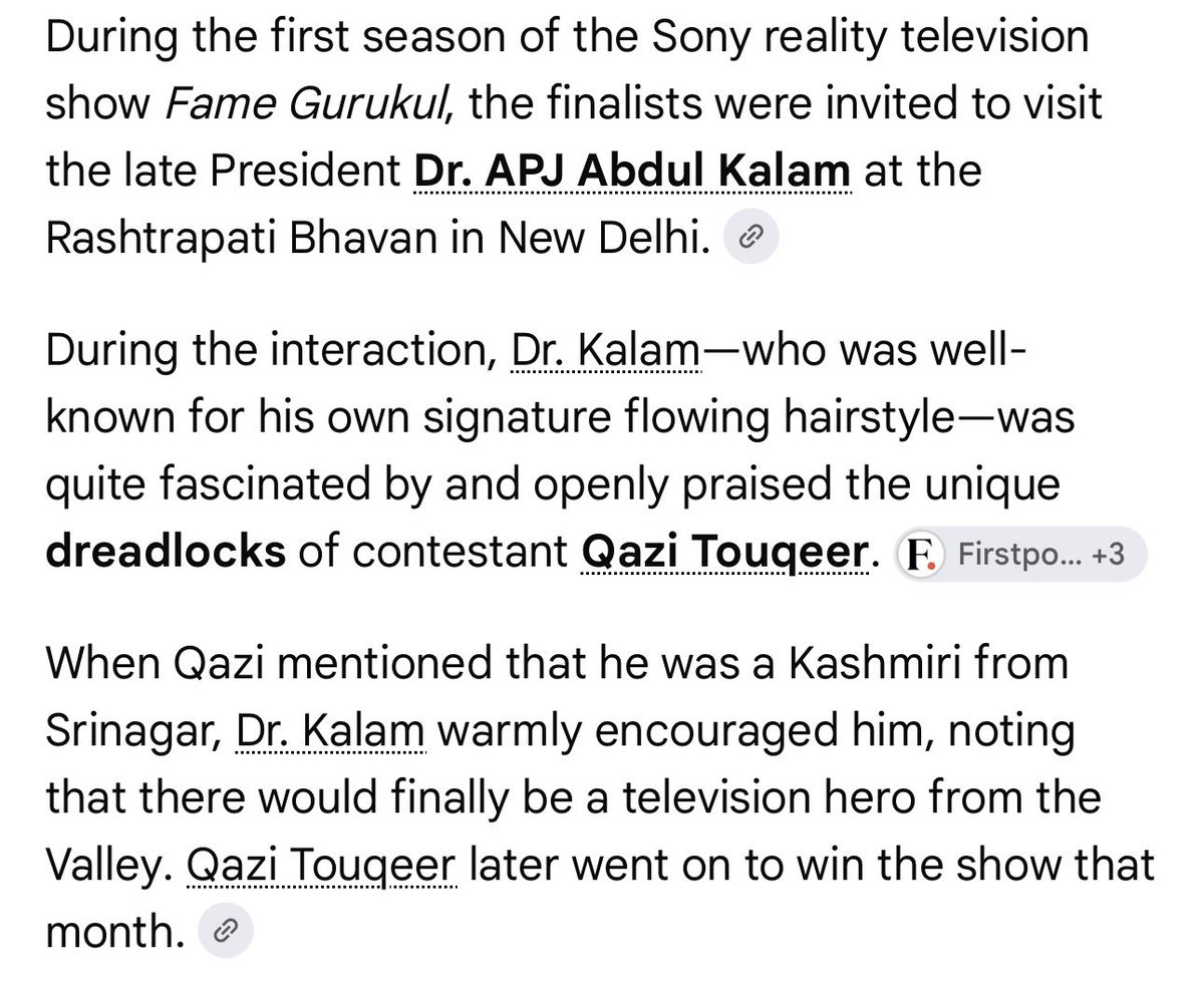 GlamWorldTalks's tweet photo. #QaziTouqeer narrated this incident of meeting with #APJAbdulKalam in #BiggBoss20

#BB20 https://t.co/QPB5G5V9rE