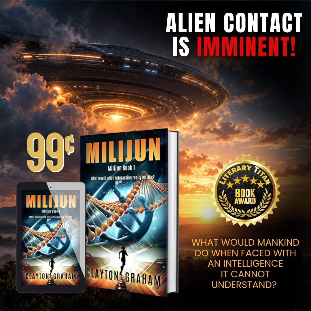 CGrahamSciFi's tweet photo. A mind-bending journey as a momentous First Contact event sparks panic on Earth… 
https://t.co/jQNedyIOkP
"I love when an author has an ability to make you feel like something so unbelievable can happen."
#SciFiBooks #SciFi #SpaceOpera #FirstContact #kindle #sciencefiction https://t.co/u62i4n5u5M