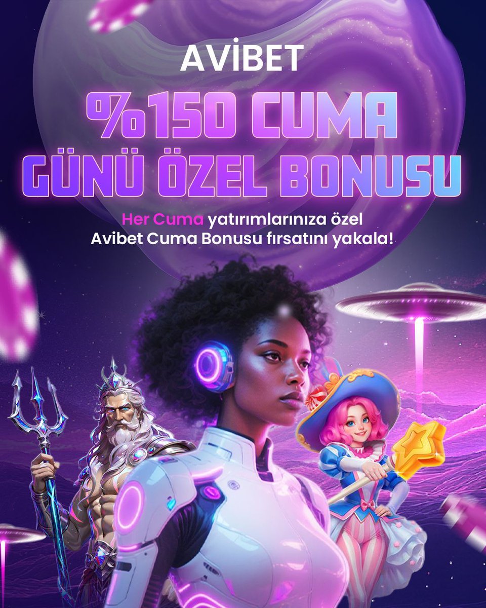 avibetofficial's tweet photo. 🛸 Avibet Galaksisinde Cuma Şöleni Başlıyor! 🌌
Sadece Cuma gününe özel yatırımlarında %150 BONUS seninle! 💜

💰 4.500₺’ye varan ekstra kazanç ile bakiyeni uzaya uçur!

Fırsatı yakala, hafta sonu macerasına efsanevi bir giriş yap! 🚀 https://t.co/irOpNzDVkG