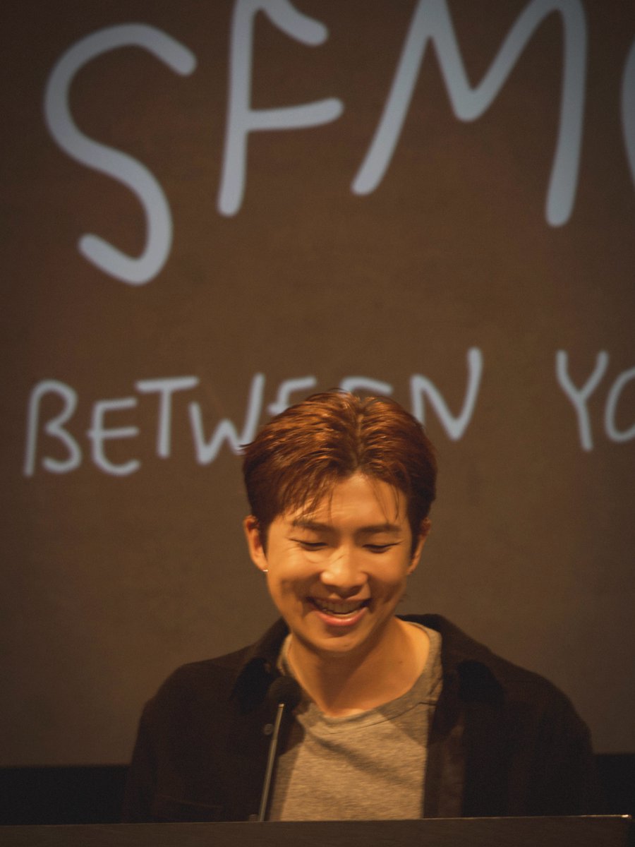 KNJsSource's tweet photo. New photos of RM at the #RMxSFMOMA media preview https://t.co/fVtDPs0kcC