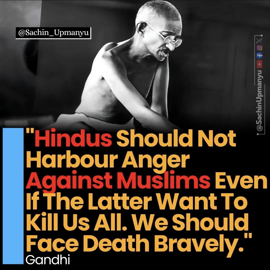 Nationalist2575's tweet photo. Lets remember Gandhi today. 
Lets Google "Noakhakhali riots " https://t.co/LHMW2V7M0D
