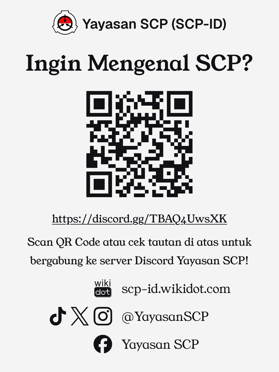 YayasanSCP's tweet photo. SCP-005-ID - Nyonya Baguette (3/3)
SCP-005-ID ditulis oleh T-thalia
https://t.co/uqPND9PAIE
#scp #scpfoundation #scpindonesia #scpid #yayasanscp https://t.co/6Ylx0tKcLI