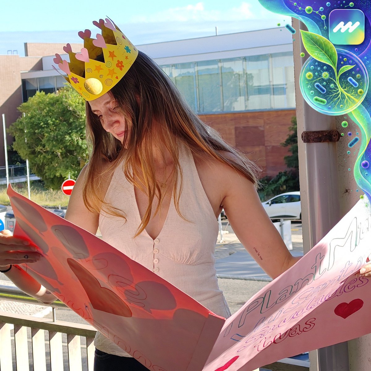 iPlantMicro's tweet photo. This week, we say farewell to our dear Layanne🥹🥹🥹 She’s about to finish her PhD at @cienciasulisboa! 🎓✨ But this isn’t goodbye, it’s just a “see you soon”. Thank you for sharing this chapter, wishing you all the best for what comes next! 💚🫶🏻
@itqbnova @greenit_bio4sus https://t.co/0bTqKIcJ8r