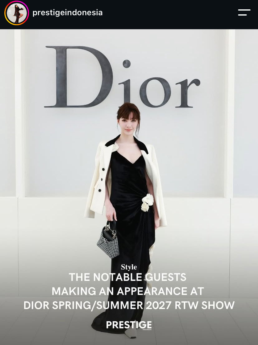OrmKorn_fans's tweet photo. THE NOTABLE GUESTS MAKING AN APPEARANCE AT DIOR SPRING/SUMMER 2027 RTW SHOW, Orm Kornnaphat 

[ IG : prestigeindonesia ] 

#OrmKornnaphat‌ #DiorSummer27
#LingOrmDiorSummer27 #Dior #PFW https://t.co/MP5lca8wcV