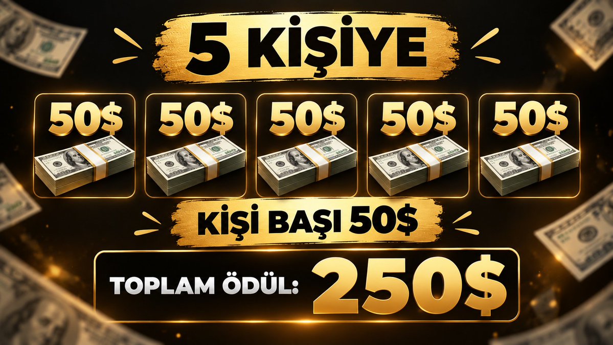 Mehmetgizikk's tweet photo. Ahali selamlar 🙋‍♂️

🎁 Kişi başı 50 dolar, toplamda 250 dolar dağıtıyorum.

📌 TEK YAPMANIZ GEREKEN.

✅️ Telegram grubuna katıl 👇

 https://t.co/uWs1tG1ooK

✅️ Ek olarak yorumlara 2 arkadaşınızı etiketle 👇

⏳️Sonuçları Cuma günü açıklayacağım.

#Bitcoin #Giveaway https://t.co/gDGZN8B9z0