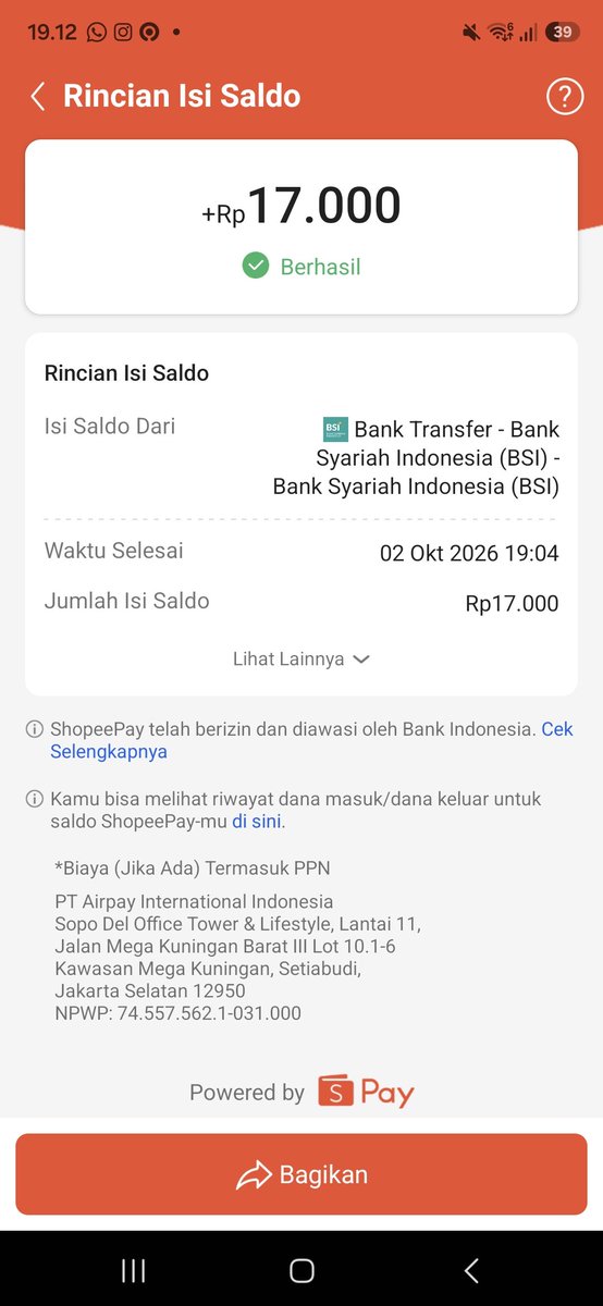 jihooscent's tweet photo. Dapet jumat berkah dari kak @TafsirMistiq🤩🫶 terimakasih banyak yaa semoga rezeki kamu dilancarkan selaluu https://t.co/ktqV1bIZYS