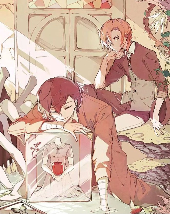 sincerelyosamu's tweet photo. i love this genre of soukoku when dazai is just so peaceful and calm around chuuya https://t.co/WDvb3P9qDr