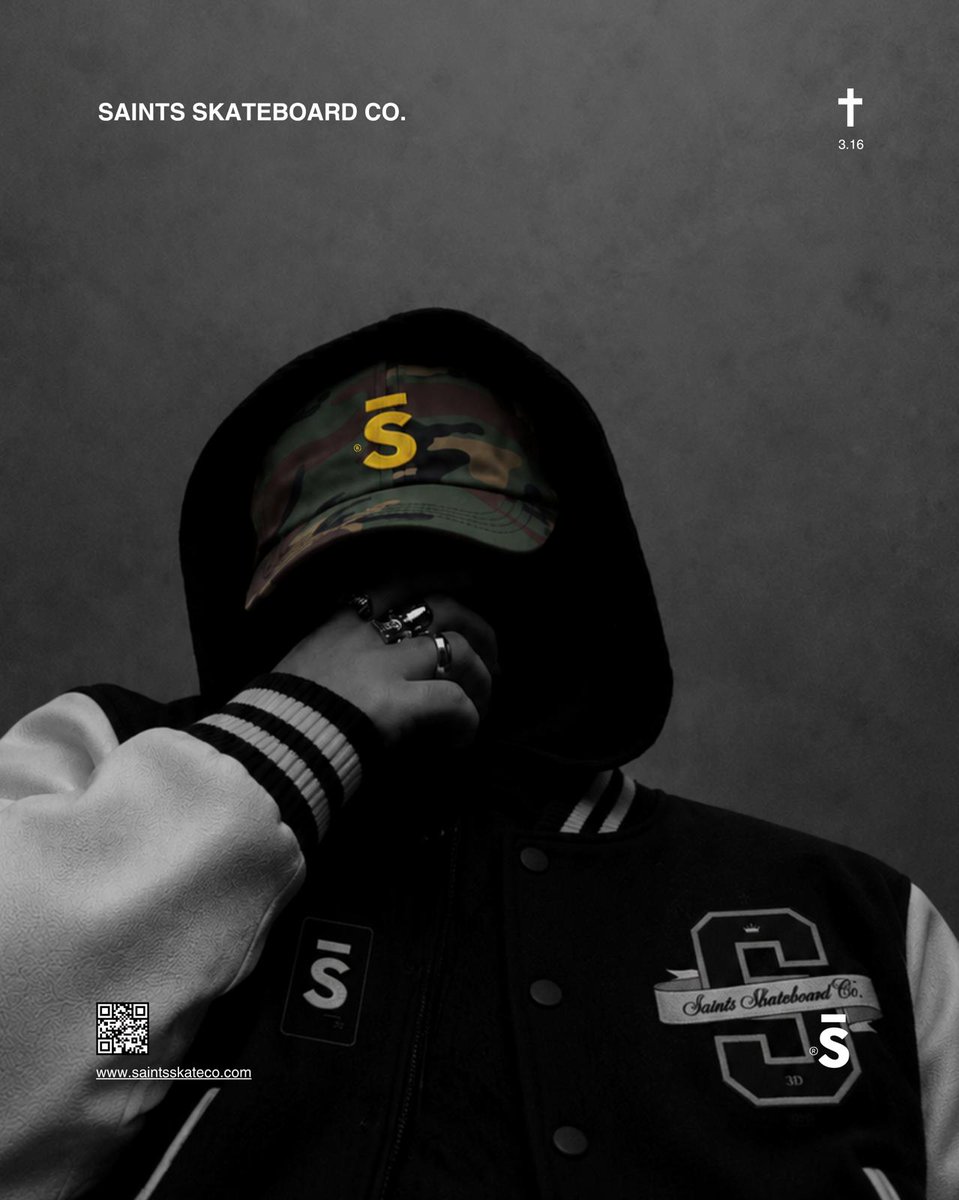 SaintsSkateCo's tweet photo. Conviction over comfort. ✨

The strongest foundations are built through faith, discipline, and perseverance.

👉 Discover more at https://t.co/vwyIL3cksu

#ChristianStreetwear #Skateboarding #SkateLife #StreetwearCulture #SaintsSkateCo https://t.co/MFiMFP6v9M