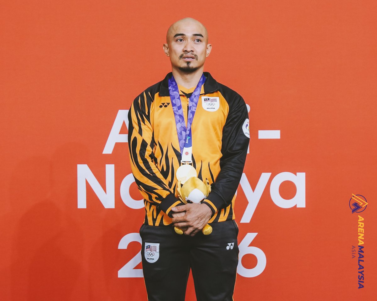 craigansibin's tweet photo. 20th Asian Games Aichi-Nagoya 2026
🗓️ 2 October 2026
🏅 Medal Table

🔥 6 medals added today!

🇲🇾 MALAYSIA
9 🥇 5 🥈 16 🥉 (Total 30 medals)

🥇Cycling Track: Men’s Keirin- Azizulhasni Awang 🆕
🥇Squash: Men’s Team- Team Malaysia 🆕 
🥇Squash: Women’s Team- Team Malaysia 🆕
🥇Squash: Men’s Singles- Ng Eain Yow
🥇Squash: Women’s Singles- Sivasangari
🥇Esports: Auto Racing GT7- Taj Izrin Aiman
🥇Karate: Women’s Ind. Kumite 50kg- Shahmalarani
🥇Karate: Women’s Ind. Kumite 55kg- Adeola Robert
🥇Sepaktakraw: Men’s Team Regu
🥈Cycling Track: Women’s Team Sprint
🥈Sepaktakraw: Men’s Regu
🥈Esports: MOBA Honor of Kings- Team Malaysia
🥈Diving: Men’s Synchro 10m Plt- Enrique/Elvis
🥈Esports: eFootball- Hariz Hakimin / Farish Luzman
🥉Cycling Track: Women’s Keirin- Nurul Izzah
🥉Cycling Track: Men’s Sprint- Azizulhasni Awang 
🥉Esports: Identity V- Team Malaysia
🥉Esports: MLBB- Team Malaysia
🥉Badminton: Women's Doubles- Pearly/Thinaah
🥉Diving: Women’s 3m Synchro- Ong KY / Lee YQ
🥉Squash: Mixed Doubles- Ameeshenraj / Rachel
🥉Diving: Men’s 3m Synchro- Rui Jie / Qayyum
🥉Karate: Men’s Kumite 55kg- Thevendran Sundram
🥉Karate: Men’s Kumite 60kg- Sureeya Hari Sankar
🥉Karate: Men’s Team Kata
🥉Wushu: Men’s Daoshu & Gunshu- Clement Ting
🥉Wushu: Women’s N'quan & N'dao- Cheong Min
🥉Sailing: Boys’ Skiff- Team Malaysia 🆕
🥉Sailing: Girls’ Skiff- Team Malaysia 🆕
🥉Sailing: Men’s Dinghy- Khairulnizam Affendy 🆕

🎯Medal Target (33 medals):
🥇6 ✅
🥈7
🥉20

#AsianGames2026 #AichiNagoya2026 #マレーシア