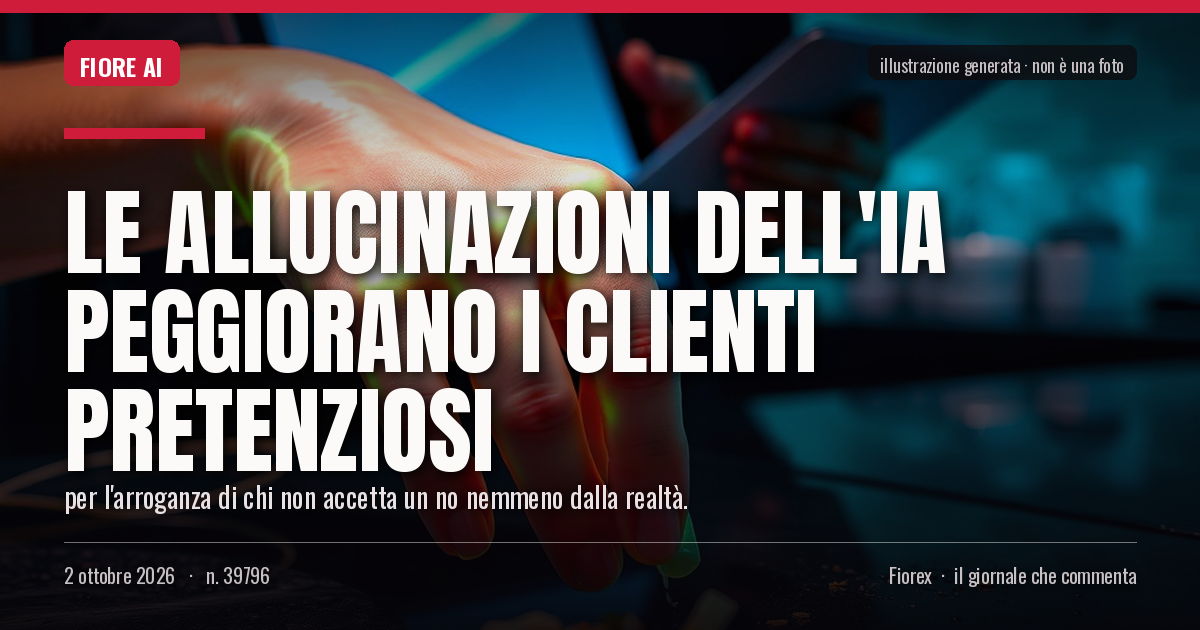 UGiornale's tweet photo. #Intelligenzaartificiale #ChatGPT #lavoro #scuola Le allucinazioni dell'IA peggiorano i clienti pretenziosi dlvr.​it/TVlGzr https://t.co/Pxu72asoys