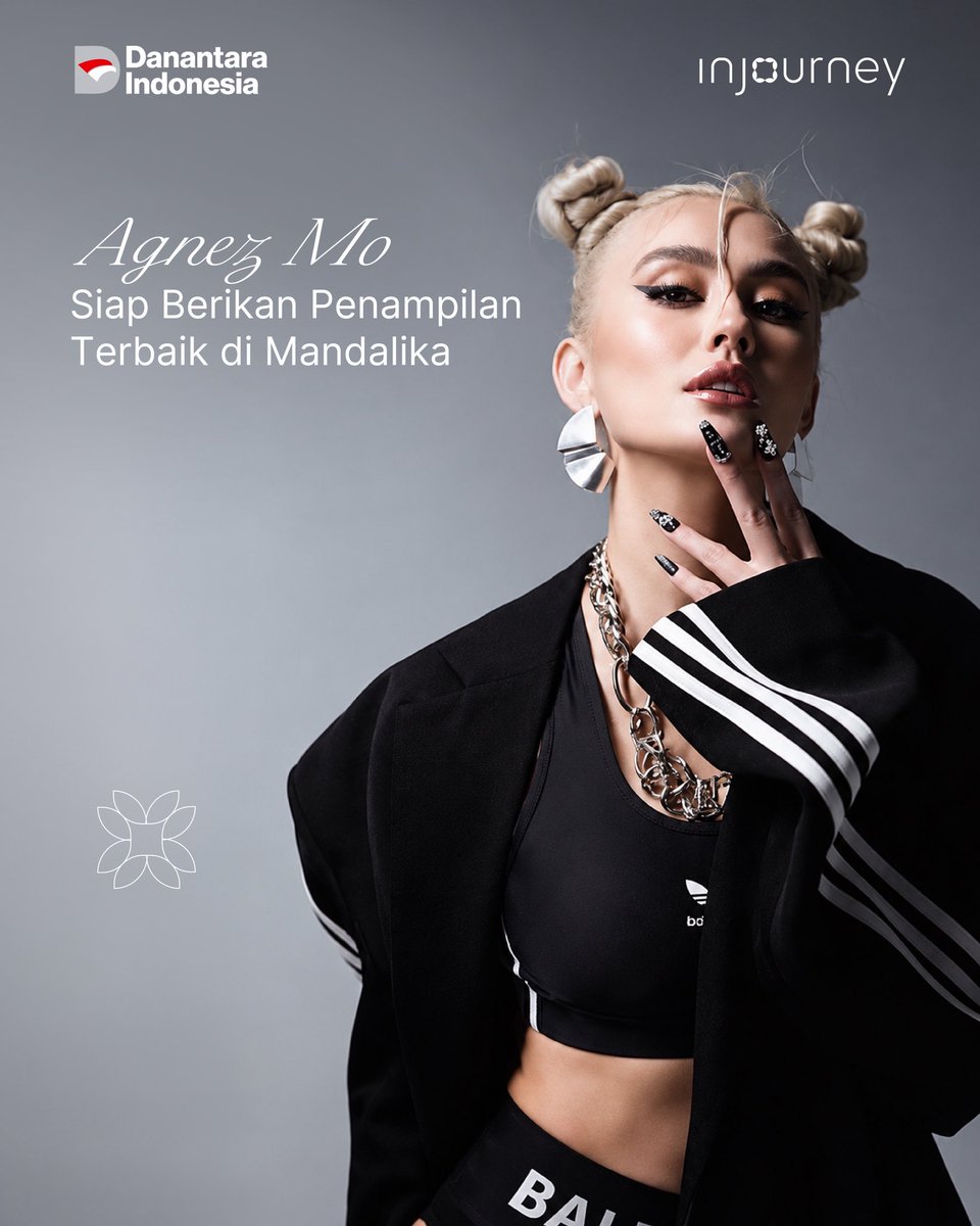 injourneyID's tweet photo. Agnez Mo bakal bernyanyi di Mandalika! 🎵🎤

Setelah mengukir perjalanan karier di panggung musik hingga Hollywood, Agnez Mo akan tampil spesial dalam Opening Ceremony Pertamina Grand Prix of Indonesia 2026, 11 Oktober mendatang. 🇮🇩 https://t.co/n0DxHxi5EG