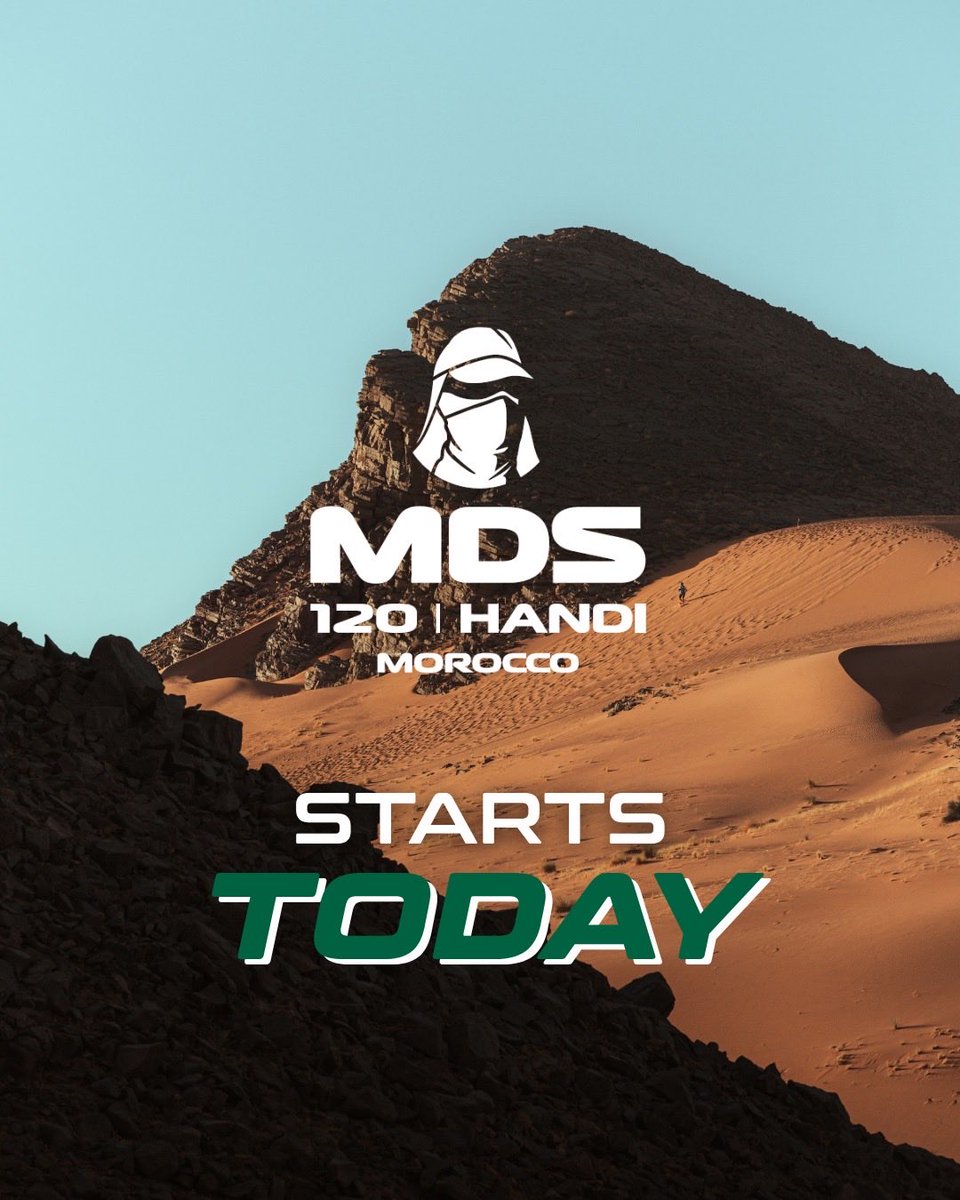 marathonDsables's tweet photo. The MDS 120 &amp; MDS HANDI starts today! 🇲🇦

Follow the adventure live on our website and social media : https://t.co/T9kAhogJWR https://t.co/0W1VjpnfXD