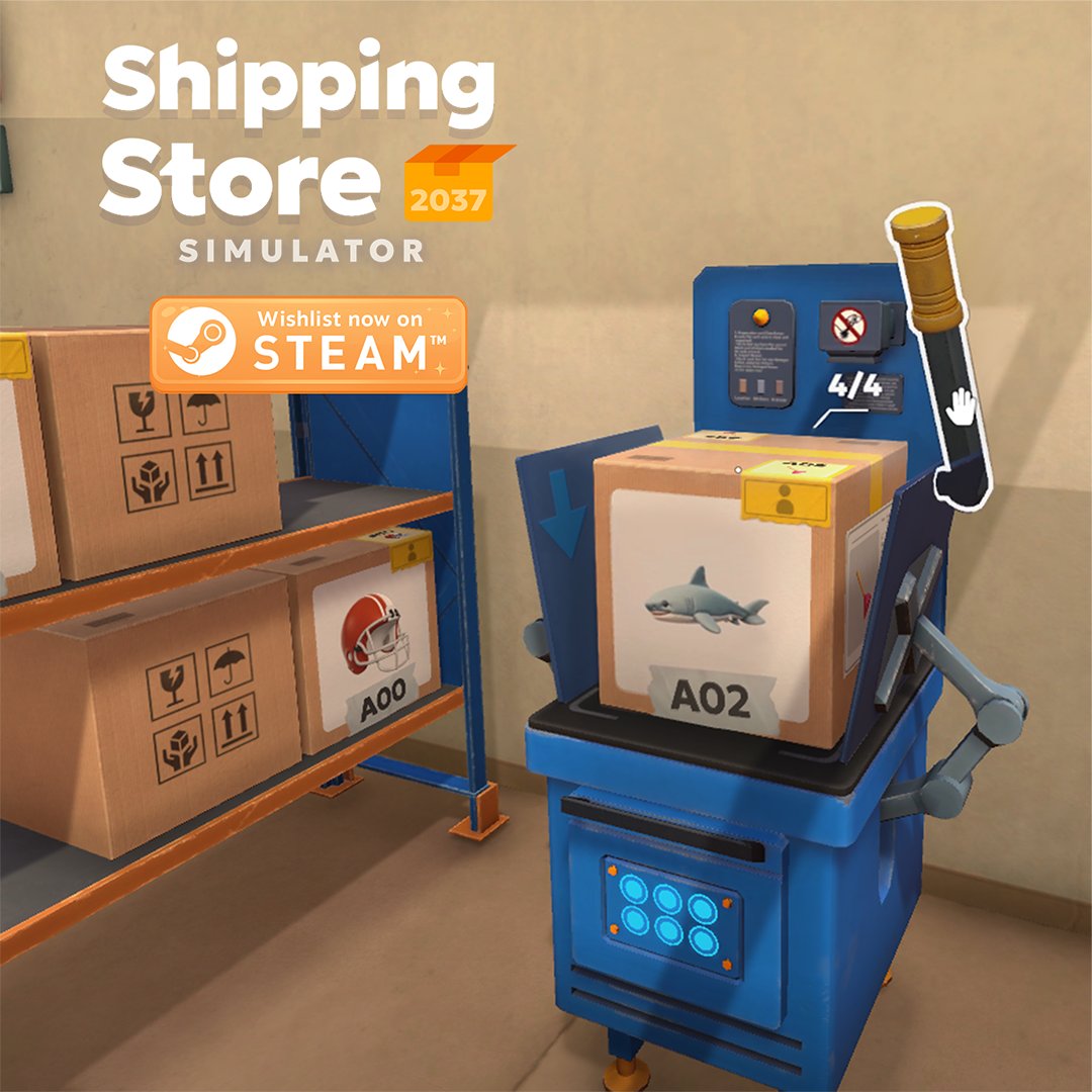 gamedscovery's tweet photo. Wishlist Shipping Store Simulator 2037 Today