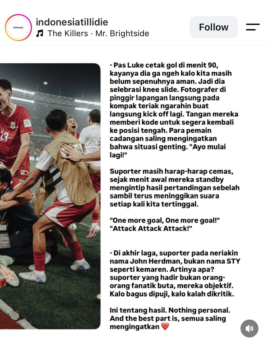 PaundraJuve's tweet photo. Mantap tim fotografer dan suporter. Dukungan sederhana tapi sangat bermakna.

Ini namanya 1 tim, 1 bangsa, bekerja sama, untuk Indonesia. https://t.co/2v2kwCLFb8