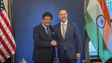 CNBCTV18Live's tweet photo. #IndiaUSTradeTalks | India opposes #forcedlabour; #trade measures must be based on evidence, not presumptions. India does not have structural excess capacity in sectors identified by the #G20 Presidency, #PiyushGoyal says
Earlier, India had refuted allegations of excess capacity and forced labour claimed in #USTR probes
Alert: On July 14, India had banned imports of goods made via forced labour amidst global efforts, US' probe
Alert: On June 3, the US proposed 12.5% tariffs on 54 countries, including India, for allegedly failing to ban imports of goods produced with forced labour