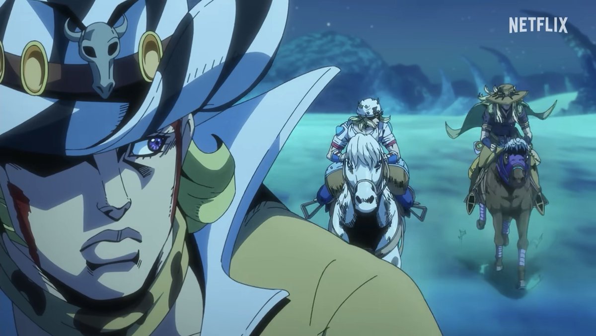 Plix_Zeppeli's tweet photo. Steel ball run episode 4 - Devil's Palm https://t.co/KMGVMdLG0H