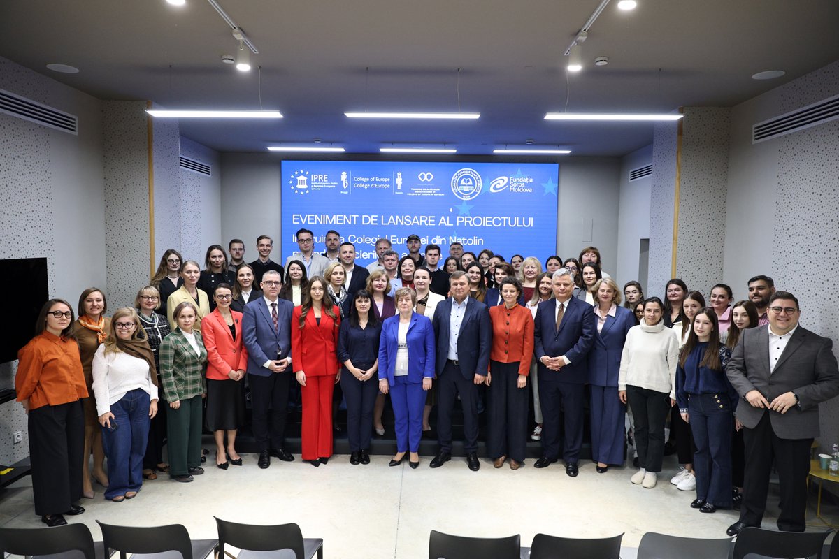 IPREMD's tweet photo. Fourth Edition of the Training Programme on Accession Negotiations at College of Europe in Natolin Launched – #Natolin4MoldovaInEU 4.0

Read more - https://t.co/iP3DCTuI75 https://t.co/n2YoVA0oC1