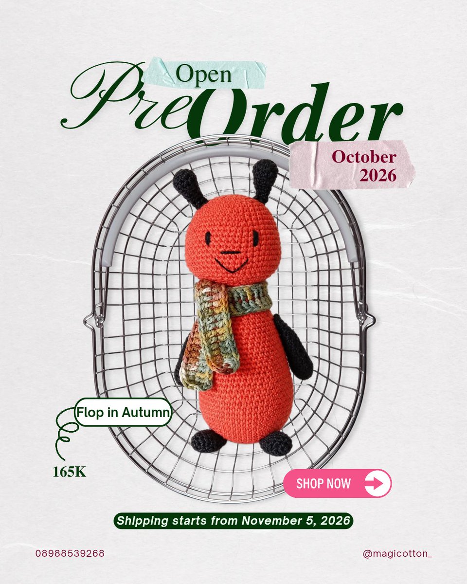 SheillaMasusita's tweet photo. So many of you asked for Flop, so here we are🥹🤎 

Pre-order is officially open!
Flop, but make it autumn🍂 https://t.co/eitPSh6yhN