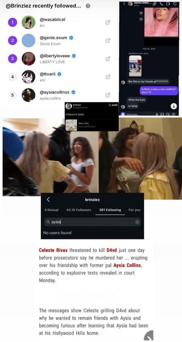 CC2xclips's tweet photo. @jasontheween Jason/YBG allude to Bri due to her drama history. Bri snaked Sunny after months to benefit off Sakura. Bri and her sister are still best friends with Ari/Aysia. Bri also invited Aysia to an OSCS party then unfollowed her after she got kicked out by Jason. Aysia SS shows Bri fax https://t.co/wmPBnzdKY3